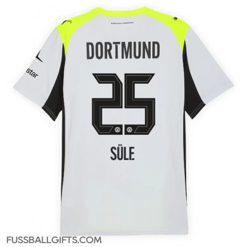 Borussia Dortmund Niklas Sule #25 Fußballbekleidung Auswärtstrikot 2025-26 Kurzarm